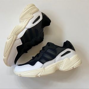 New Adidas Yung-96 G27406 running shoe sneaker black white lace shoe 5.5